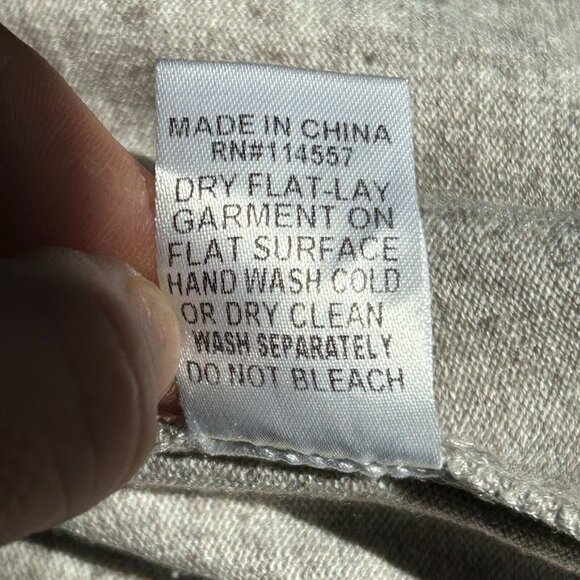 THml Womens Vest Cardigan Small Draped Long Open Front Modern Oversized 16984 - Picture 6 of 10